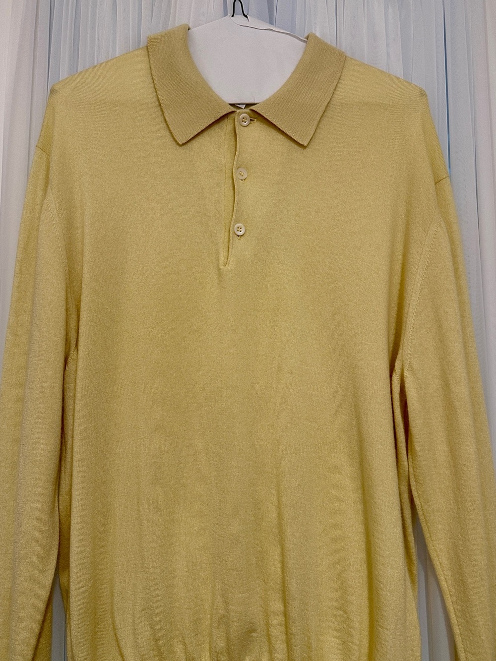 Mens Brioni cashmere/silk polo size 56